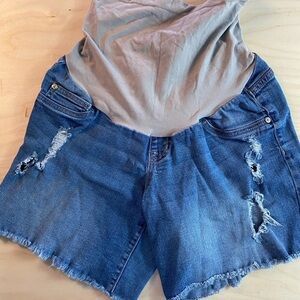 Indigo Blue Maternity Shorts size Small (DN)